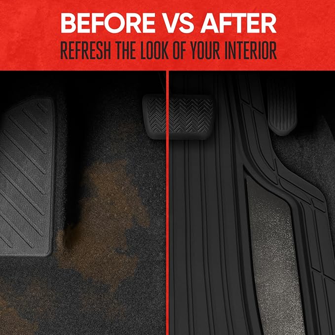 Motor Trend ChromeTech Car Floor Mats Full Set - Image 6