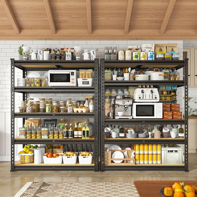 REIBII 2000LBS Garage Shelving Heavy Duty 72''H Storage Shelves 5 Tier Heavy - Image 2