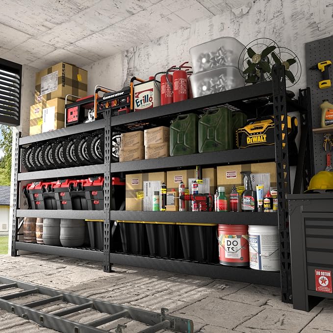 MUPATER 68.11” W × 23.62” D × 59.84” H Garage Shelving, 9000 LBS Heavy Duty - Image 2