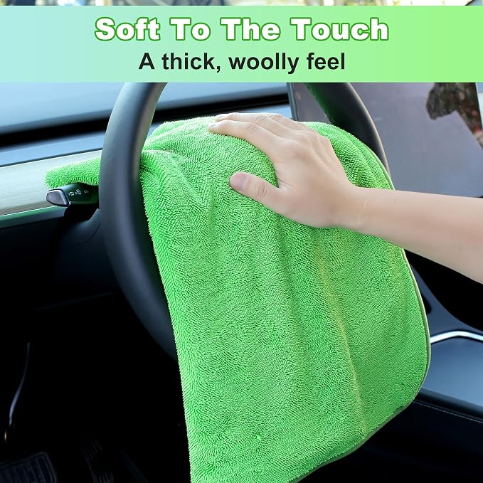 JOYMOOP Car Dry Towel, Quick Drying, Medium Size, Microfiber Cleaning Cloth - Image 5