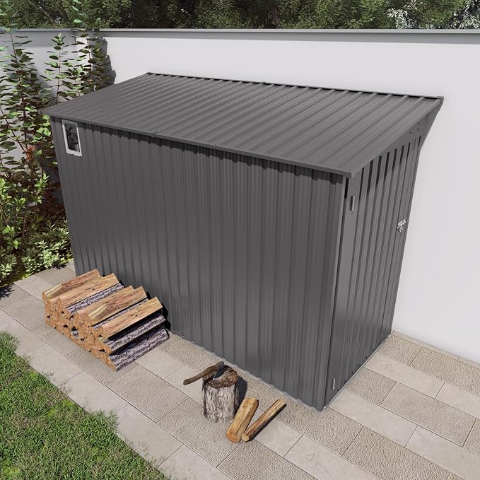 4x9 FT Outdoor Metal Storage Shed - Image 9