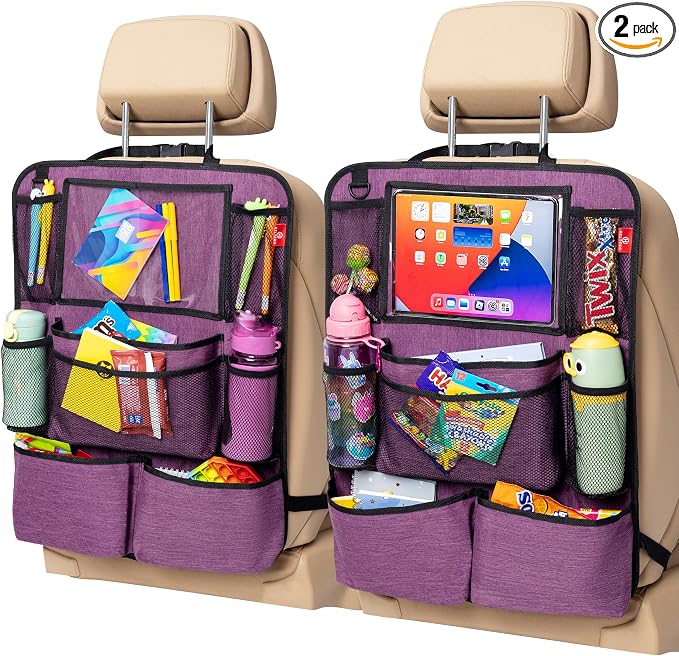 Helteko Backseat Car Organizer, Kick Mats Back Seat Protector by Helteko