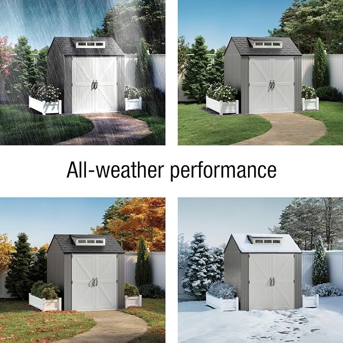 Rubbermaid Resin Outdoor Storage Shed - Image 3