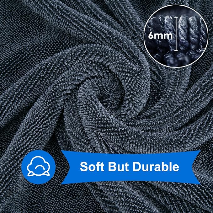 CICMOD Car Drying Towels 35"x24" Large Microfiber Towels - Image 3