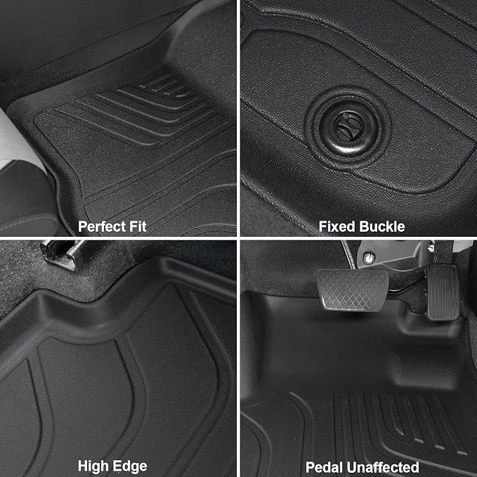 Floor Mats Set for Honda CRV 2026 2025 2024 2023 Accessories, Full Coverage All - Image 5