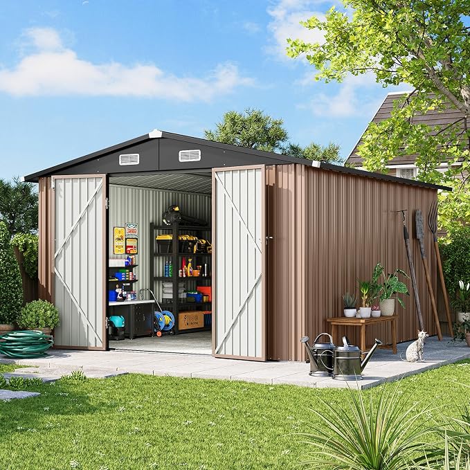 10x12 FT Outdoor Storage Shed - Image 6
