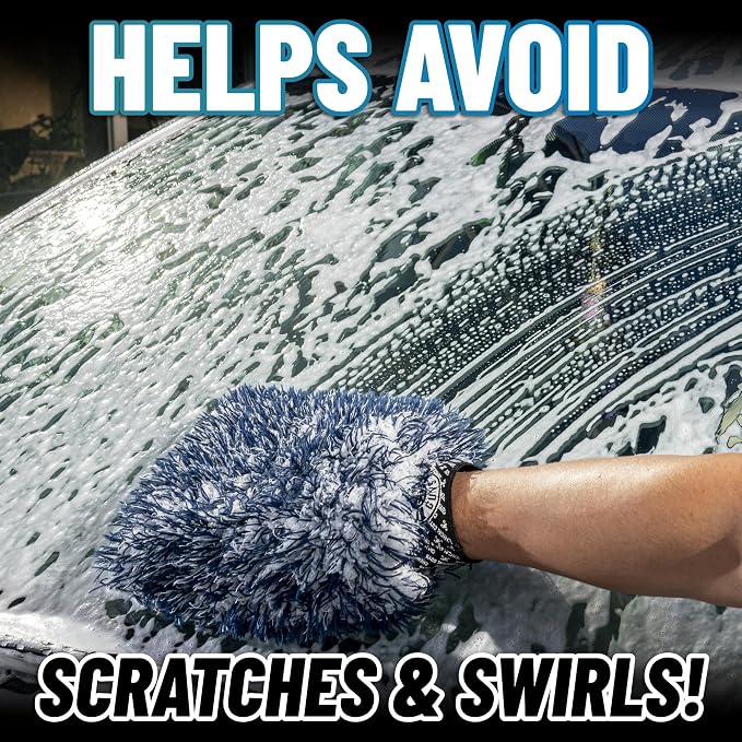 Chemical Guys, The Dually, Dual-Fiber, Wet-Dry Use, Microfiber Wash Mitt - Image 4
