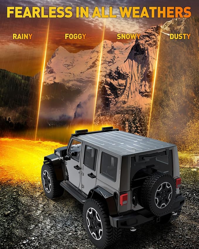NAOEVO 12 Inch LED Light Bar, 300W 30000LM LED Offroad/Driving/Fog Lights - Image 9