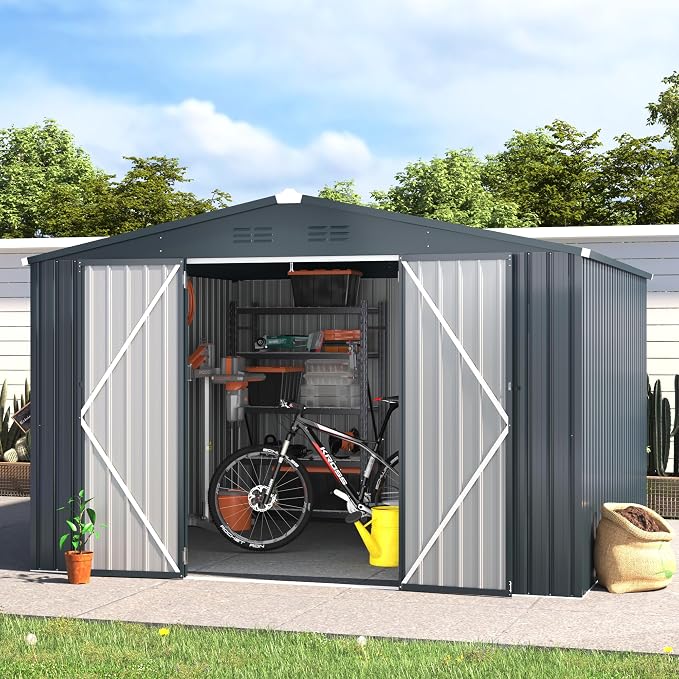 U-MAX Shed 10x10 Outdoor Storage - Image 3