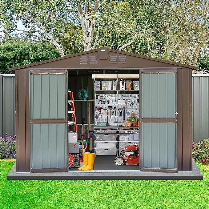 IKERY Metal Storage Shed - Image 8