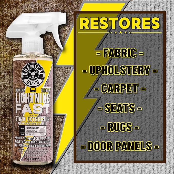Chemical Guys SPI_191_16 Lightning Fast Carpet and Upholstery Stain Extractor - Image 2
