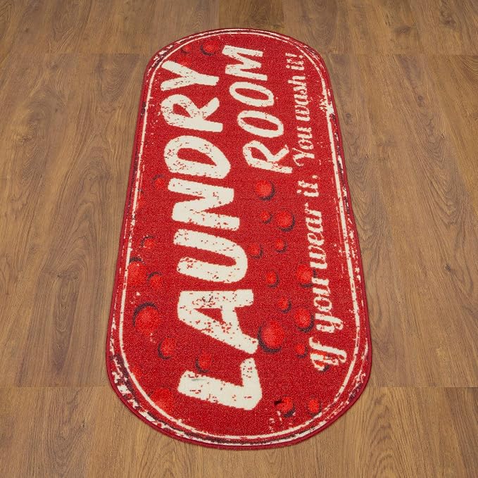 Ottomanson 20" x 59" Oval Laundry Room Rug - Image 3