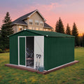 10 x 8 FT Outdoor Storage Shed, Metal Garden Tool Shed by Unknown