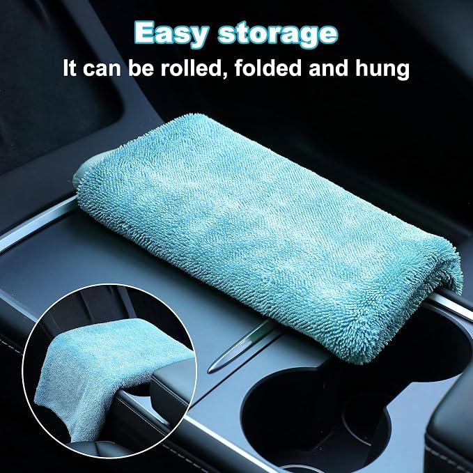 JOYMOOP Car Dry Towel, Quick Drying, Medium Size, Microfiber Cleaning Cloth - Image 8