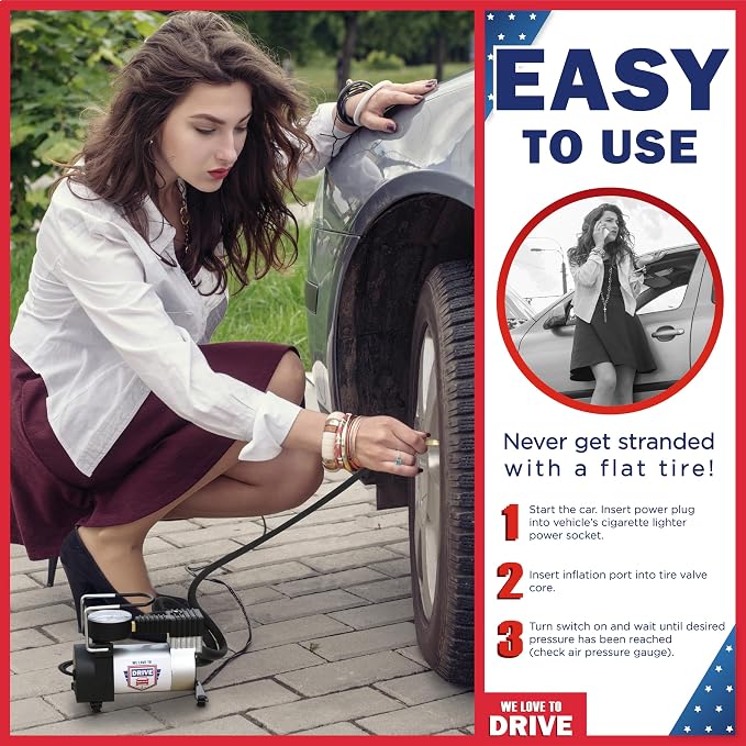 Tire Inflator Portable Air Compressor - Image 8