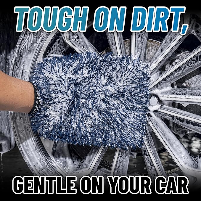 Chemical Guys, The Dually, Dual-Fiber, Wet-Dry Use, Microfiber Wash Mitt - Image 6