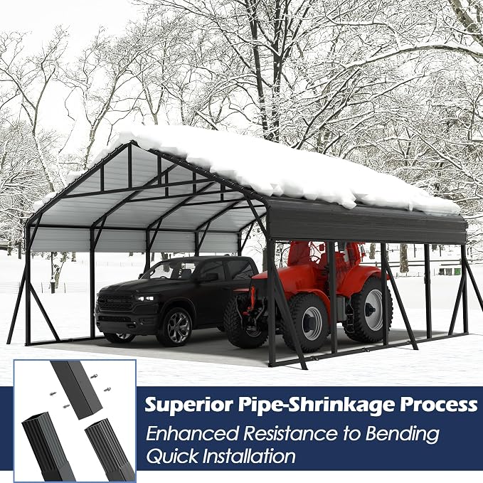 Xilingol Metal Carport, Heavy Duty Carport Canopy - Image 3
