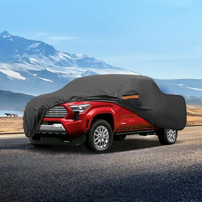 MORNYRAY Compatible with Toyota Tacoma, Car Cover Outdoor Waterproof Sun Rain - Image 6