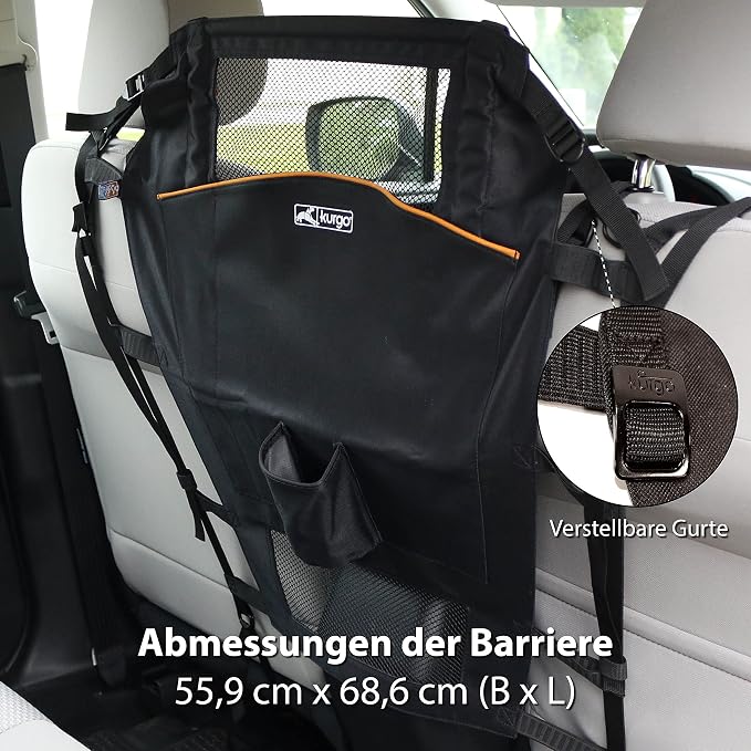Kurgo Backseat Dog Barrier for Cars & SUV, Automotive Pet Barrier, Backseat - Image 5