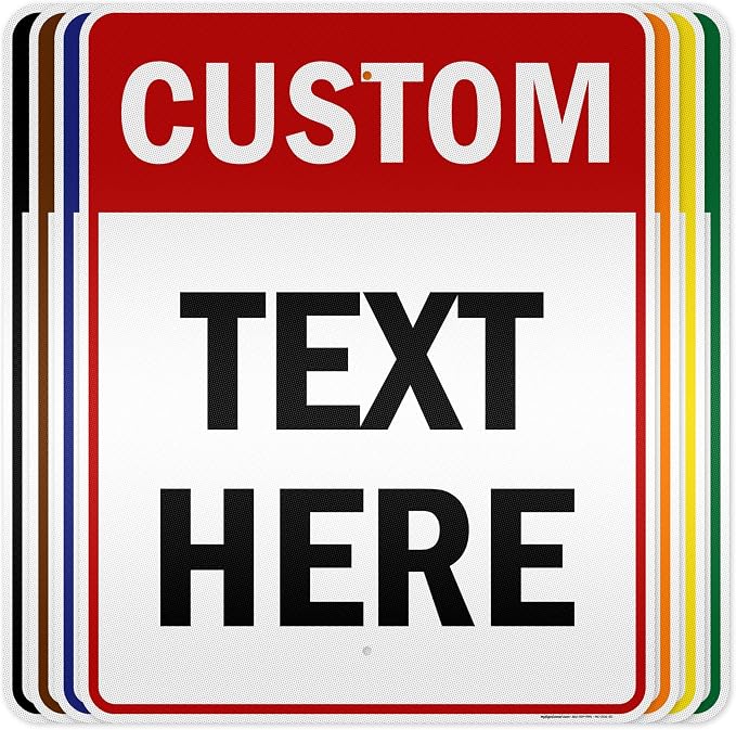 Custom Sign, Custom Sign for Business, Indoor/Outdoor use. 24x30 Inches by MySignCenter