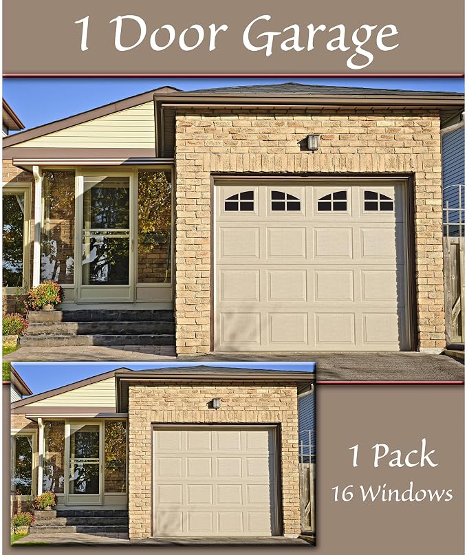 Household Essentials 216 Magnetic Faux Garage Door Windows | 16 Pieces - Image 6