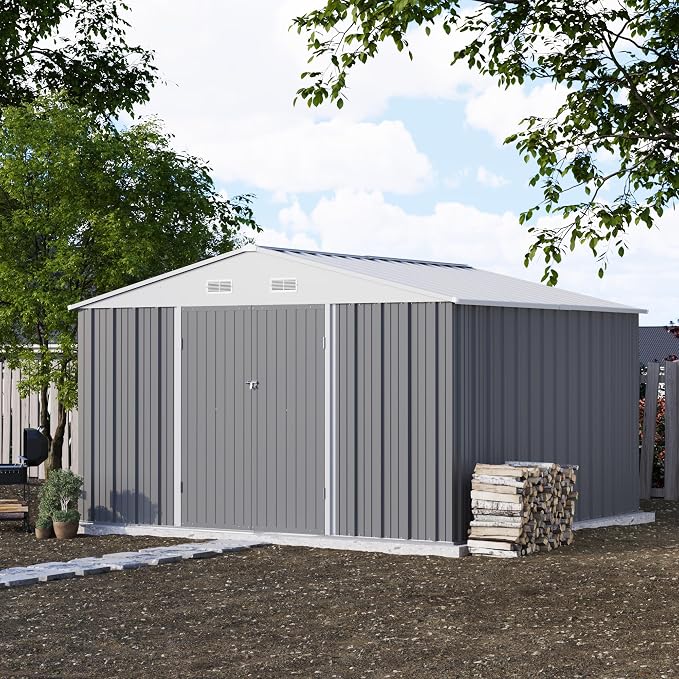 Patiowell 10 x 10 FT Outdoor Storage Shed - Image 3