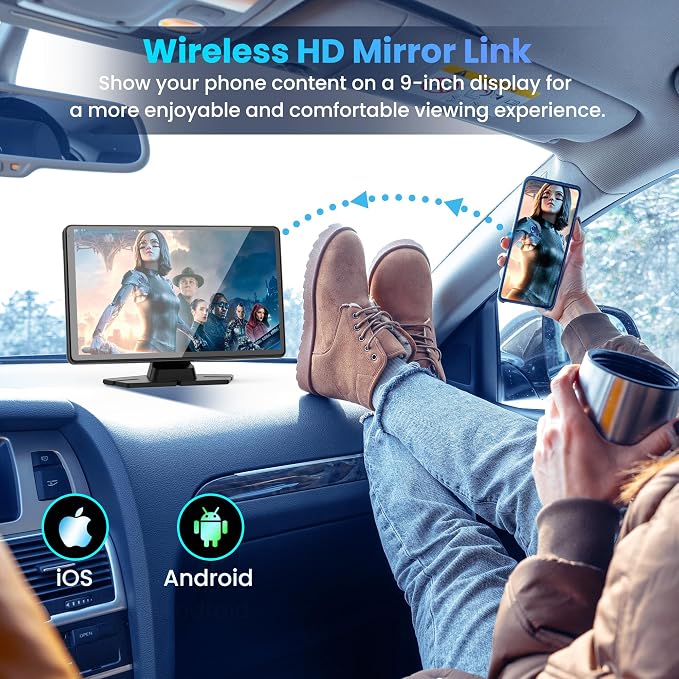 BIGASUO Apple Carplay & Android Auto Screen - Image 5