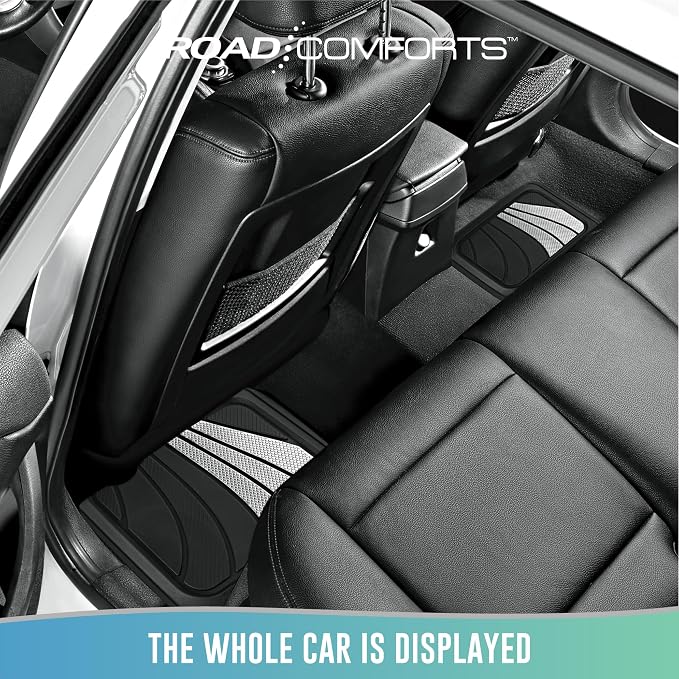 Road Comforts Car Floor Mats Full Set – Front & Rear Car Floor Mats - Image 3