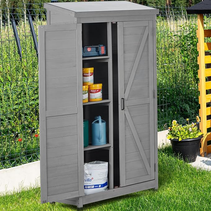 Outdoor Storage Shed Waterproof, Potting Shed by Zjjseloru
