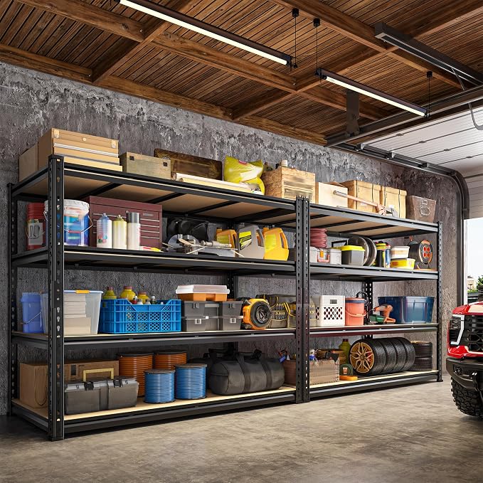 55" W Storage Shelves, 2040LBS Garage Shelving Heavy Duty, 4-Tier Heavy Duty - Image 5