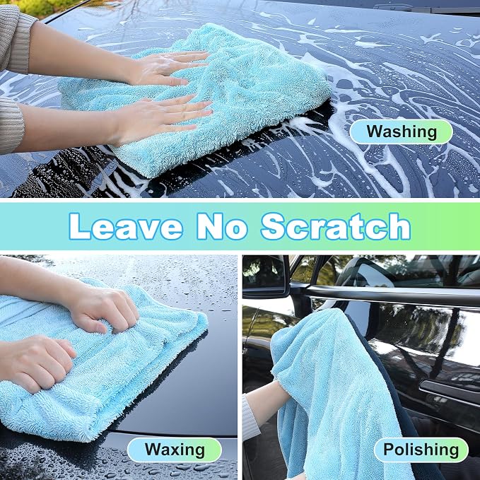 JOYMOOP Car Dry Towel, Quick Drying, Medium Size, Microfiber Cleaning Cloth - Image 6