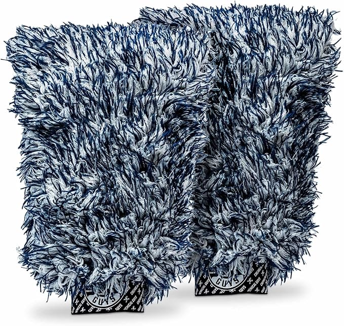 Chemical Guys, The Dually, Dual-Fiber, Wet-Dry Use, Microfiber Wash Mitt by ChemicalGuys