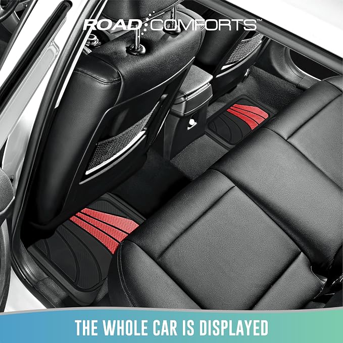 Road Comforts Car Floor Mats Full Set – Front & Rear Car Floor Mats - Image 3