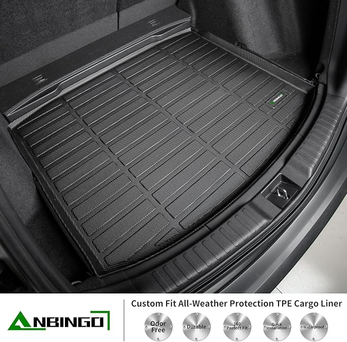 ANBINGO®-Trunk Mat for Genesis GV70 2026 2025 2024 2023 2022, All Weather Cargo - Image 2