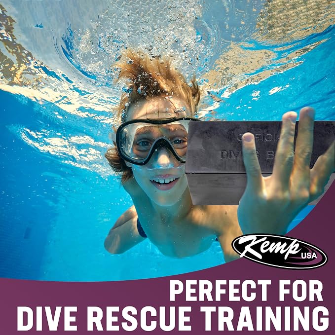Kemp USA 10 lbs Rubber Diving Brick - Image 5