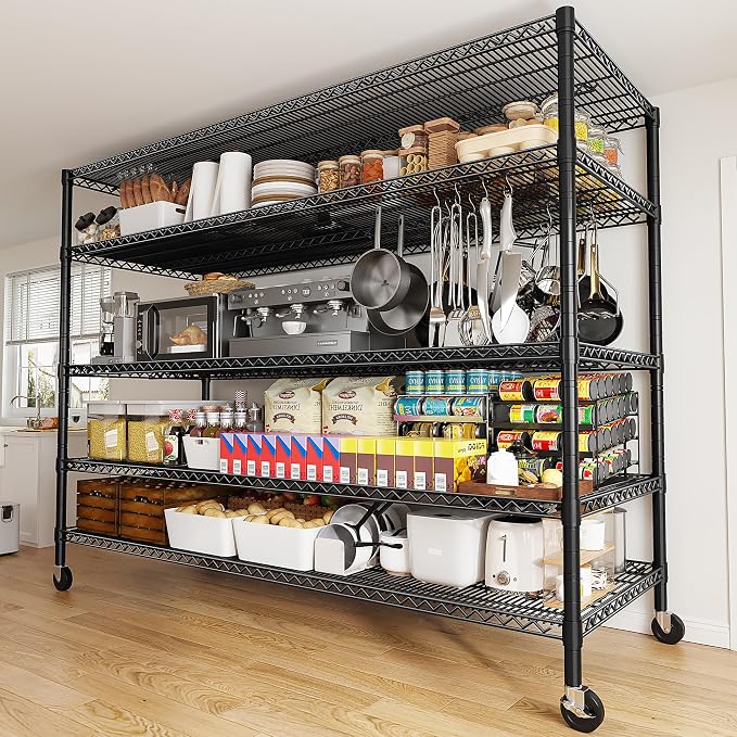 REIBII 85.7"H Storage Shelves 2998LBS Metal Shelving Units - Image 2