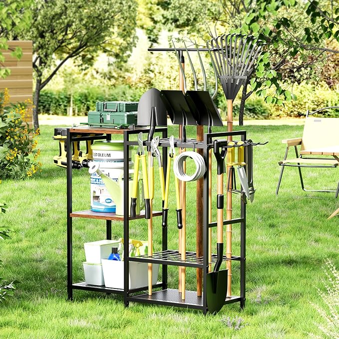 Garden Garage Tool Organizer - - Image 7