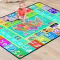 ABC Rug for Kids Playroom, Educational Learning Mat by Isyorefam