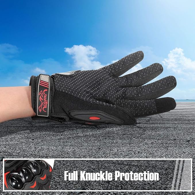 COFIT Motorcycle Gloves Breathable, Touchscreen Motorbike Gloves Anti-Slip - Image 4