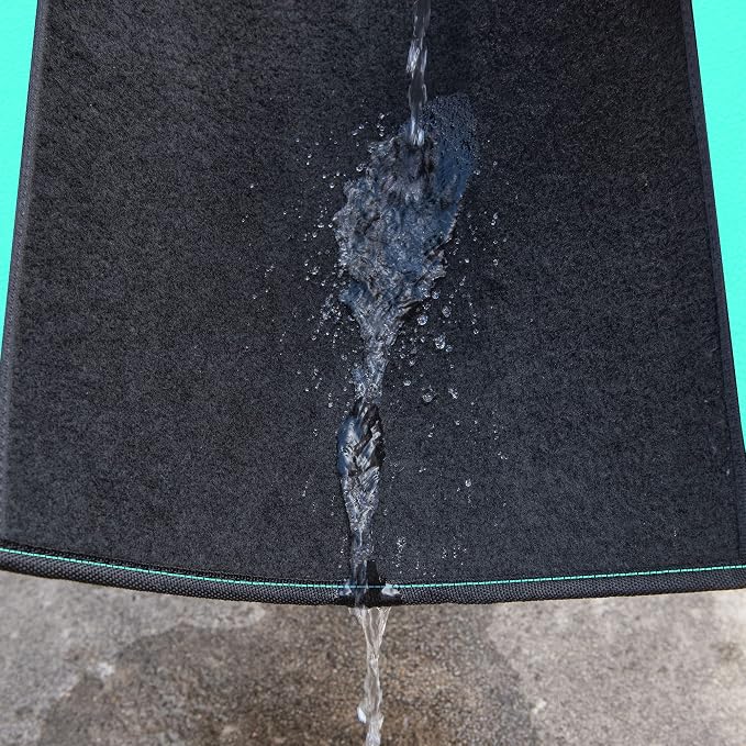 CAR PASS Waterproof Universal Fit Car Floor Mats, Teal Car Mats Fit - Image 5