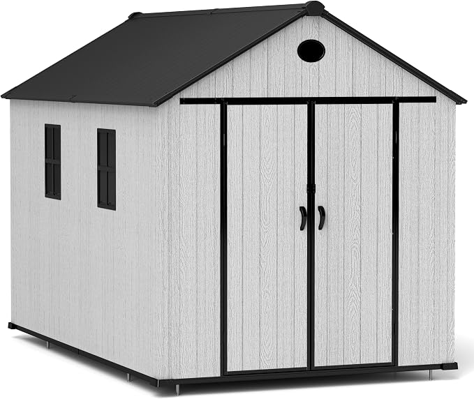 7.3 x 12 FT Shed Resin Outdoor Storage - Image 4