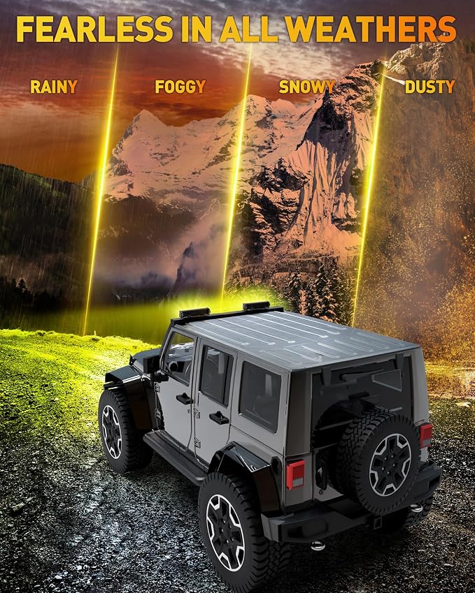 NAOEVO 12 Inch LED Light Bar, 300W 30000LM LED Offroad/Driving/Fog Lights - Image 9