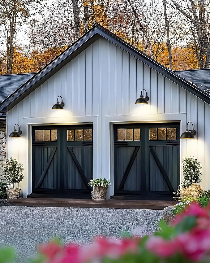 kudos Exterior Gooseneck Barn Light, Farmhouse Black Outdoor Wall Light - Image 6