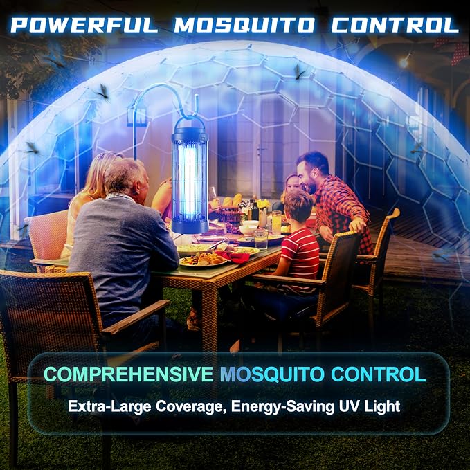 Large Size Bug Zapper Outdoor for 1/2 Acres - Image 4