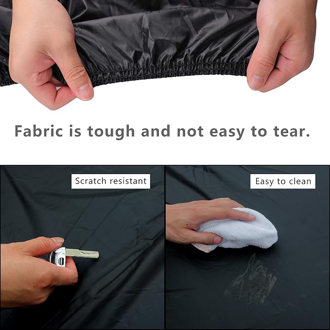 MORNYRAY Waterproof Car Cover All Weather Snowproof UV Protection Windproof - Image 4
