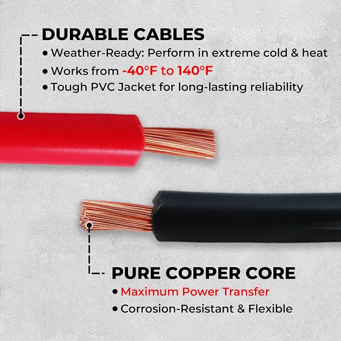Illumi Heavy Duty Jumper Cables Kit - 12FT - Image 5