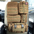 Universal Tactical Seat ​Back Organizer Vehicle Molle Panel Organizer Storage by Jimikay