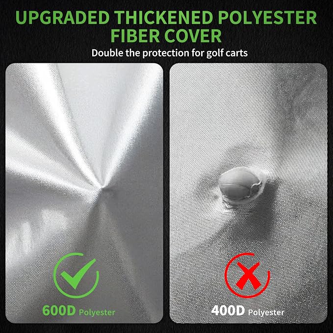10L0L Heavy Duty Golf Cart Cover - Image 2