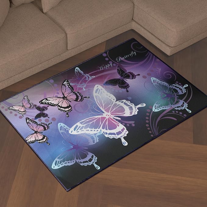 Beautiful Butterfly Fantasy Rug - Image 7