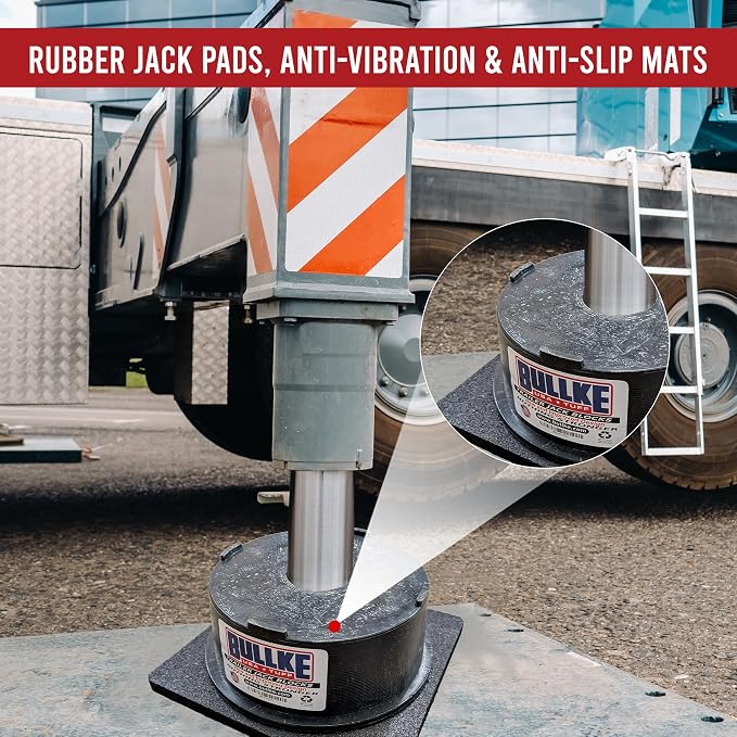USA Made RV Leveling Jack Flex Pads 12" – Heavy-Duty Rubber Jack Pads – Non-Slip - Image 4